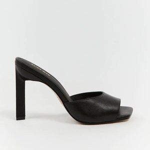 ALIAS MAE FAWN BLACK LEATHER HEEL